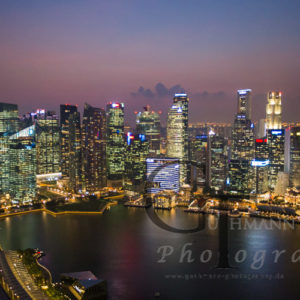 Singapur Nacht Lichter