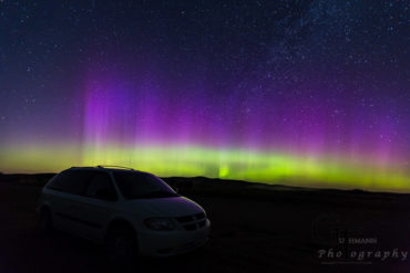 Kanada Aurora Borealis Nordlichter Polarlichter im Sommer