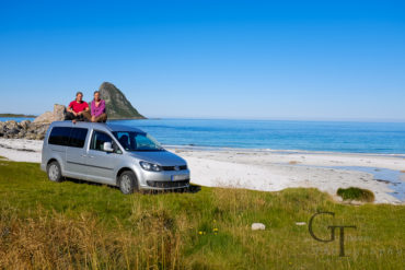 Norwegen Caddy CamperVan Bleik